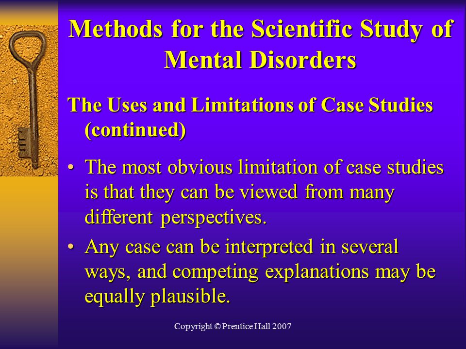 Scientific method and case study